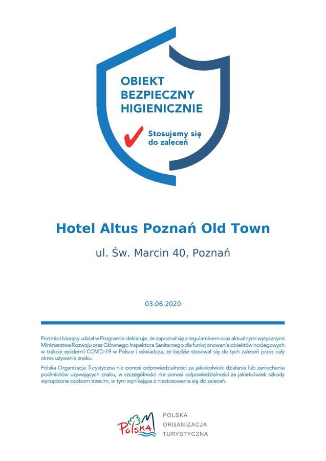 Отель Hotel Altus Poznań Old Town Познань-35